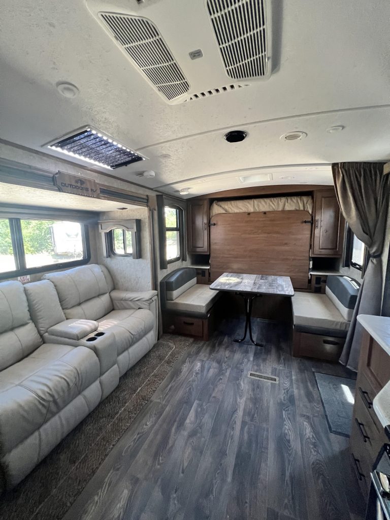 Main area in 19MKS Creek side Titanium Series by Outdoors RV