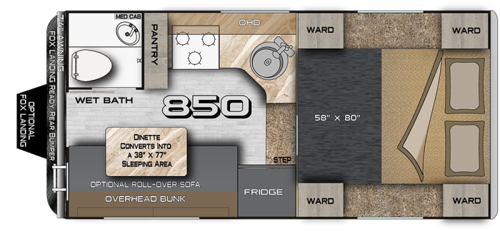 Wolf Creek 850 Layout