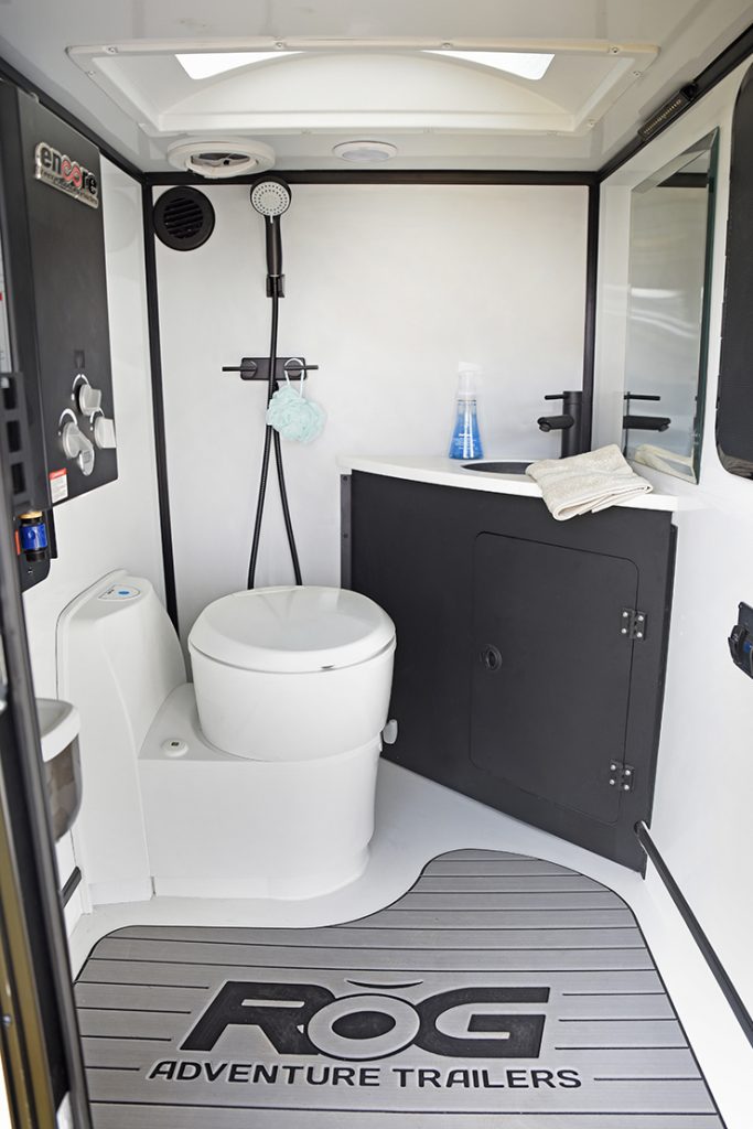 Bathroom in Encore RV